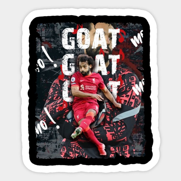 MOHAMED SALAH MERCH VTG Sticker by Melesz.Ink Tattoo